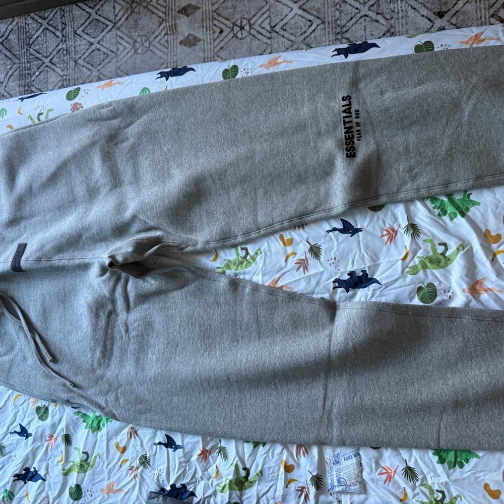 Essentials Dark Oatmeal Joggers Large